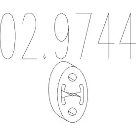 02.9744 MTS Буфер, глушитель 02.9744 MTS Буфер, глушитель