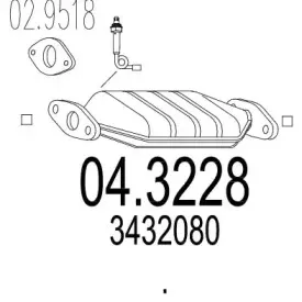 04.3228 MTS Катализатор 04.3228 MTS Катализатор