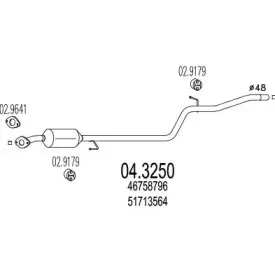 04.3250 MTS Катализатор 04.3250 MTS Катализатор