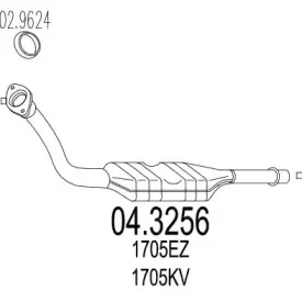 04.3256 MTS Катализатор 04.3256 MTS Катализатор