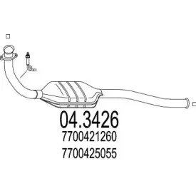 04.3426 MTS Катализатор 04.3426 MTS Катализатор