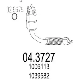04.3727 MTS Катализатор 04.3727 MTS Катализатор