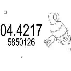 04.4217 MTS Катализатор 04.4217 MTS Катализатор