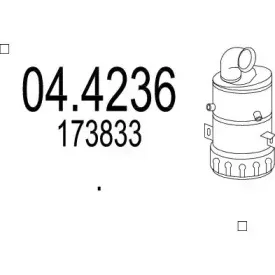 04.4236 MTS Катализатор 04.4236 MTS Катализатор