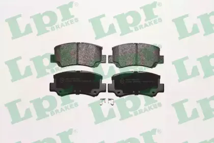05P1028 LPR Комплект тормозных колодок, дисковый тормоз 05P1028 LPR Комплект тормозных колодок, дисковый тормоз