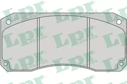 05P1153 LPR Комплект тормозных колодок, дисковый тормоз 05P1153 LPR Комплект тормозных колодок, дисковый тормоз