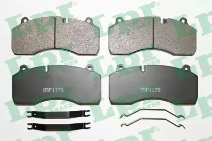 05P1179 LPR Комплект тормозных колодок, дисковый тормоз 05P1179 LPR Комплект тормозных колодок, дисковый тормоз