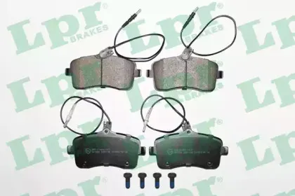 05P1196 LPR Комплект тормозных колодок, дисковый тормоз 05P1196 LPR Комплект тормозных колодок, дисковый тормоз