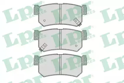 05P1210 LPR Комплект тормозных колодок, дисковый тормоз 05P1210 LPR Комплект тормозных колодок, дисковый тормоз