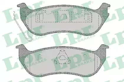 05P1366 LPR Комплект тормозных колодок, дисковый тормоз 05P1366 LPR Комплект тормозных колодок, дисковый тормоз