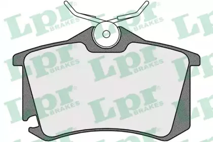 05P1508 LPR Комплект тормозных колодок, дисковый тормоз 05P1508 LPR Комплект тормозных колодок, дисковый тормоз