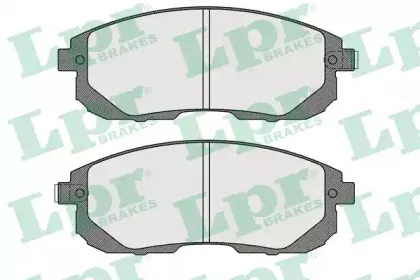 05P1606 LPR Комплект тормозных колодок, дисковый тормоз 05P1606 LPR Комплект тормозных колодок, дисковый тормоз