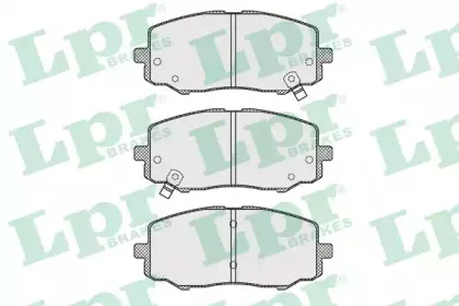 05P1633 LPR Комплект тормозных колодок, дисковый тормоз 05P1633 LPR Комплект тормозных колодок, дисковый тормоз