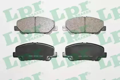 05P1636 LPR Комплект тормозных колодок, дисковый тормоз 05P1636 LPR Комплект тормозных колодок, дисковый тормоз