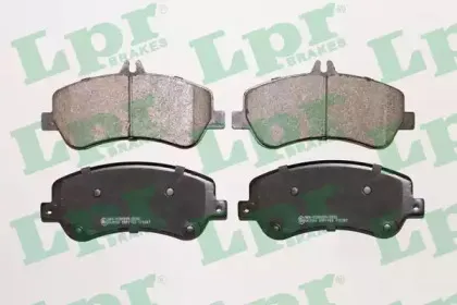 05P1762 LPR Комплект тормозных колодок, дисковый тормоз 05P1762 LPR Комплект тормозных колодок, дисковый тормоз