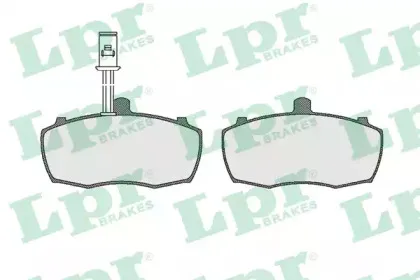 05P1830 LPR Комплект тормозных колодок, дисковый тормоз 05P1830 LPR Комплект тормозных колодок, дисковый тормоз