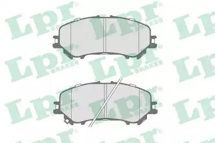 05P1975 LPR Комплект тормозных колодок, дисковый тормоз 05P1975 LPR Комплект тормозных колодок, дисковый тормоз