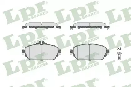 05P1981 LPR Комплект тормозных колодок, дисковый тормоз 05P1981 LPR Комплект тормозных колодок, дисковый тормоз
