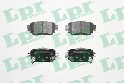 05P1992 LPR Комплект тормозных колодок, дисковый тормоз 05P1992 LPR Комплект тормозных колодок, дисковый тормоз