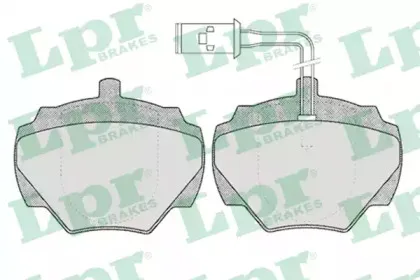 05P431 LPR Комплект тормозных колодок, дисковый тормоз 05P431 LPR Комплект тормозных колодок, дисковый тормоз