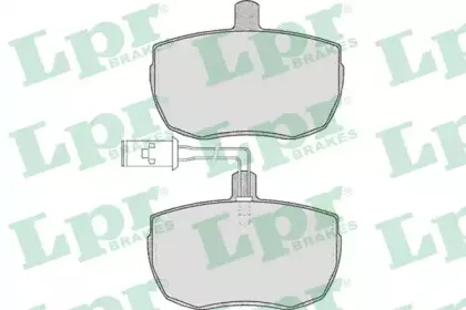 05P590 LPR Комплект тормозных колодок, дисковый тормоз 05P590 LPR Комплект тормозных колодок, дисковый тормоз