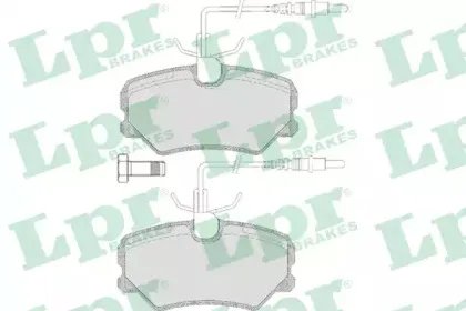 05P636 LPR Комплект тормозных колодок, дисковый тормоз 05P636 LPR Комплект тормозных колодок, дисковый тормоз