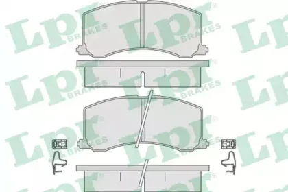 05P665 LPR Комплект тормозных колодок, дисковый тормоз 05P665 LPR Комплект тормозных колодок, дисковый тормоз