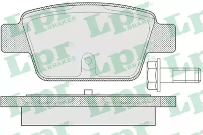 05P780 LPR Комплект тормозных колодок, дисковый тормоз 05P780 LPR Комплект тормозных колодок, дисковый тормоз