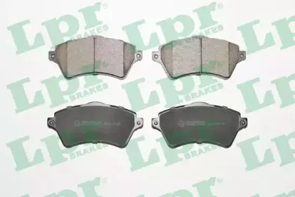 05P833 LPR Комплект тормозных колодок, дисковый тормоз 05P833 LPR Комплект тормозных колодок, дисковый тормоз