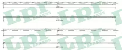 C0036A LPR Тросик газа C0036A LPR Тросик газа