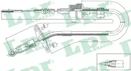 C0132C LPR Трос, управление сцеплением C0132C LPR Трос, управление сцеплением