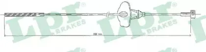 C0251B LPR Трос, стояночная тормозная система C0251B LPR Трос, стояночная тормозная система