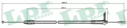 C0415B LPR Трос, стояночная тормозная система C0415B LPR Трос, стояночная тормозная система