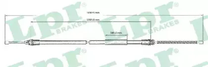 C0720B LPR Трос, стояночная тормозная система C0720B LPR Трос, стояночная тормозная система