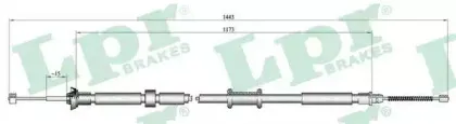 C1085B LPR Трос, стояночная тормозная система C1085B LPR Трос, стояночная тормозная система