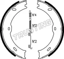 052.133K TRUSTING Комплект тормозных колодок, стояночная тормозная система 052.133K TRUSTING Комплект тормозных колодок, стояночная тормозная система
