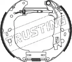 5390 TRUSTING Комплект тормозных колодок 5390 TRUSTING Комплект тормозных колодок