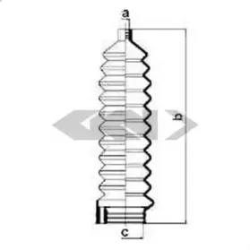 83645 SPIDAN Пыльник, рулевое управление 83645 SPIDAN Пыльник, рулевое управление