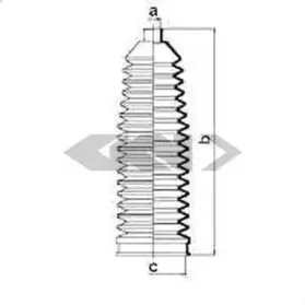 83782 SPIDAN Пыльник, рулевое управление 83782 SPIDAN Пыльник, рулевое управление