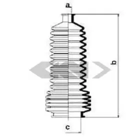83829 SPIDAN Пыльник, рулевое управление 83829 SPIDAN Пыльник, рулевое управление