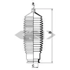 83841 SPIDAN Пыльник, рулевое управление 83841 SPIDAN Пыльник, рулевое управление