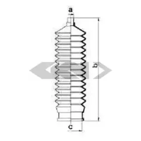 83888 SPIDAN Пыльник, рулевое управление 83888 SPIDAN Пыльник, рулевое управление