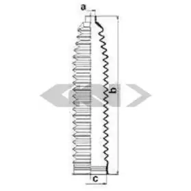 83993 SPIDAN Пыльник, рулевое управление 83993 SPIDAN Пыльник, рулевое управление