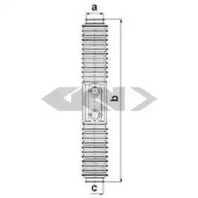 84031 SPIDAN Пыльник, рулевое управление 84031 SPIDAN Пыльник, рулевое управление