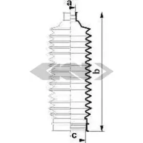 84090 SPIDAN Пыльник, рулевое управление 84090 SPIDAN Пыльник, рулевое управление
