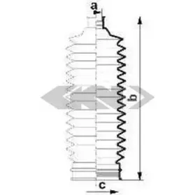 84091 SPIDAN Пыльник, рулевое управление 84091 SPIDAN Пыльник, рулевое управление