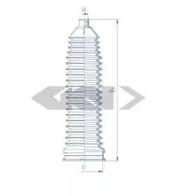 84130 SPIDAN Пыльник, рулевое управление 84130 SPIDAN Пыльник, рулевое управление