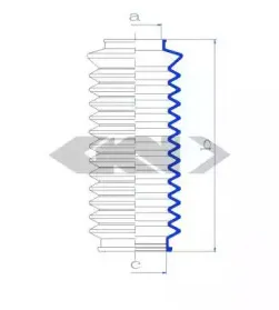 84145 SPIDAN Пыльник, рулевое управление 84145 SPIDAN Пыльник, рулевое управление