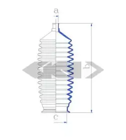 84146 SPIDAN Пыльник, рулевое управление 84146 SPIDAN Пыльник, рулевое управление