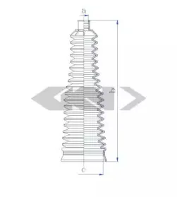 84152 SPIDAN Пыльник, рулевое управление 84152 SPIDAN Пыльник, рулевое управление